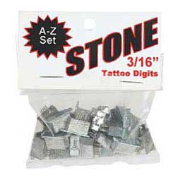 Baby Animal Tattoo 3/16" Digit Set Item # 36845