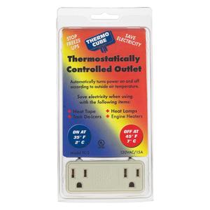 Thermo Cube Thermostatically Controlled Outlet Item # 37096