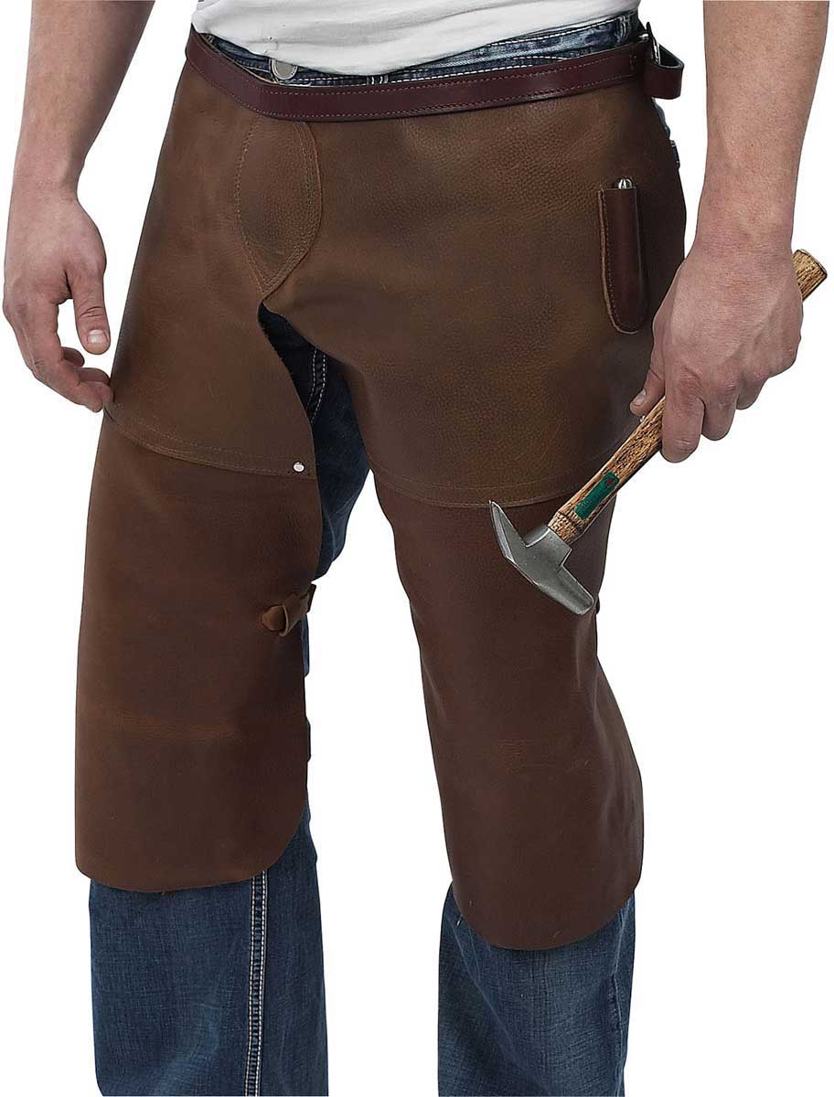 Valley Vet Heavy-Duty Leather Farrier's Apron K BAR J Leather