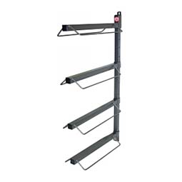 4 Tier Wall Mount Adjustable Western Saddle Rack Item # 38933