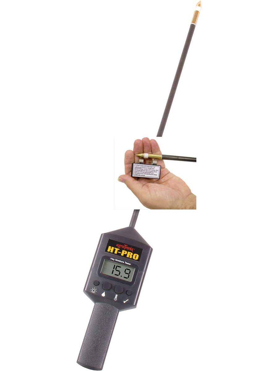 HTPro Hay Moisture Tester AgraTronix Grain and Hay Testing Farm
