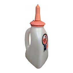 Hand Held Calf Bottle  Peach Teats