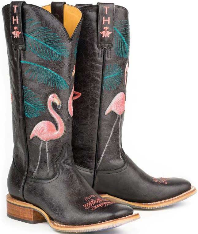 flamingo cowboy boots