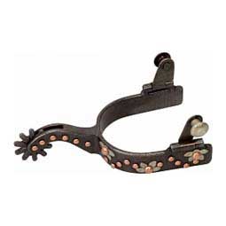 Floral Buffed 3/4" Womens Spurs Item # 43516