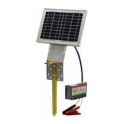 10-watt Solar Panel Kit With Ground Stake  Powerfields
