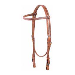 Stitched Harness Browband Horse Headstall  Cashel