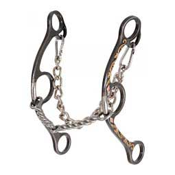 Sherry Cervi Diamond Long Shank Twisted Wire Snaffle Horse Bit