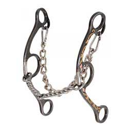 Sherry Cervi Diamond Long Shank Twisted Wire Snaffle Horse Bit Item # 44765