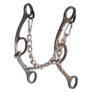 Sherry Cervi Diamond Long Shank Twisted Wire Snaffle Horse Bit Item # 44765