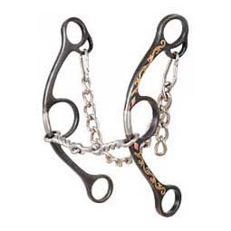 Sherry Cervi Diamond Long Shank Twisted Wire Dogbone Horse Bit