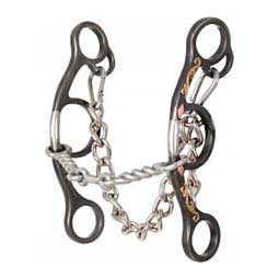 Sherry Cervi Diamond Short Shank Twisted Wire Dogbone Horse Bit Item # 44771