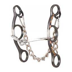 Sherry Cervi Diamond Short Shank O Ring Square Snaffle Horse Bit Item # 44774
