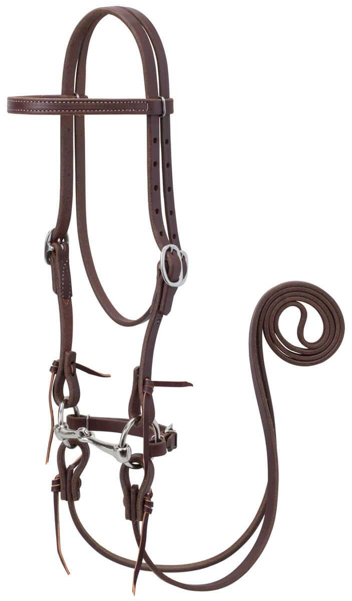 Pony Ring Snaffle Bridle Weaver Leather - Bridles Combos | Western ...