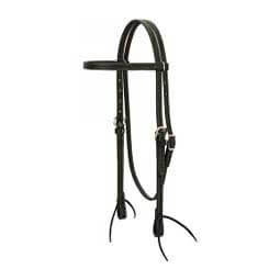 Black Latigo Leather 5/8-in Browband Headstall Item # 45570