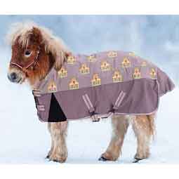 Pony Giraffe Print Medium Weight Standard Neck Blanket Item # 46061