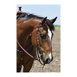 Colorful Harness Infinity Wrap One-Ear Headstall Item # 46440
