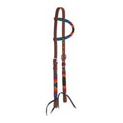 Colorful Harness Infinity Wrap One-Ear Headstall  Circle Y