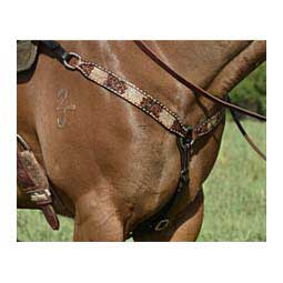 Tan Gator Horse Breast Collar Item # 46455