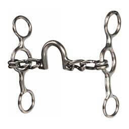 Equisential Short Port Chain Horse Bit  Bob Avila