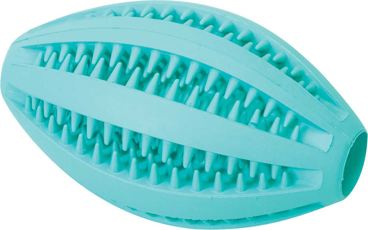 Terrain D.O.G. Rubber Treat Ball Blue Oval