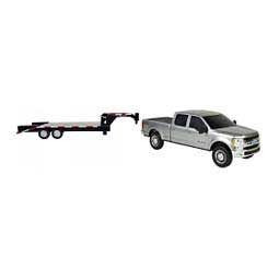 Ford F250 Truck and Flatbed Trailer Toy Set Item # 47330
