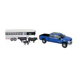 Ford F250 Truck, Sundowner Trailer, and Angus Family Toy Set  Big Country Farm Toys