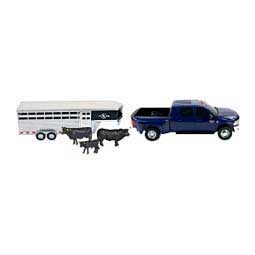 Ram 3500 Mega Cab Dually Truck, Sundowner Trailer, and Angus Family Toy Set Item # 47337