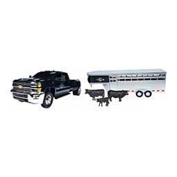 Chevrolet Silverado Dually Truck, Sundowner Trailer, and Angus Family Toy Set Item # 47338