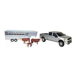 Ford F250 Truck, Sundowner Trailer, and Hereford Family Toy Set Item # 47342