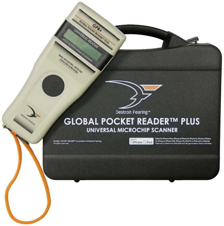 Global Pocket Reader Plus Universal Microchip Scanner Destron Fearing -  Instruments, Health