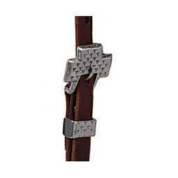 Working Tack 5/8" Split Ear Horse Headstall with Rasp Hardware Design Item # 47624
