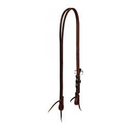Working Tack 5/8" Split Ear Horse Headstall with Rasp Hardware Design Item # 47624