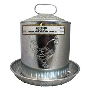 Poultry Free Range Galvanized Double Wall Drinker Item # 47733