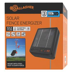 S12 Lithium Solar Fence Energizer Item # 47969