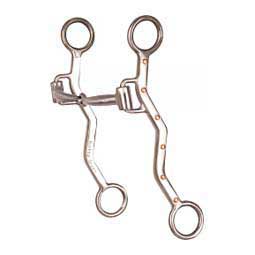 Rickey Green Long Shank Smooth Snaffle Horse Bit  Classic Equine