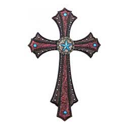 Cross with Star Concho Wall Decor Item # 48815