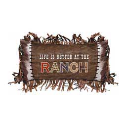Life is Better at the Ranch Western Throw Pillow  Carstens