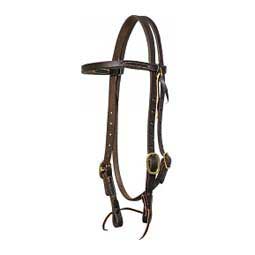 Harness Leather 5/8-in Browband Headstall  Mustang Manufacturing