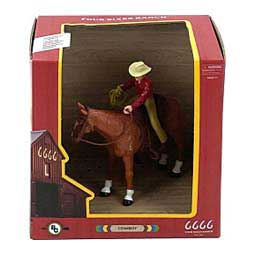 6666 Ranch Cowboy and Horse Toy Item # 49458