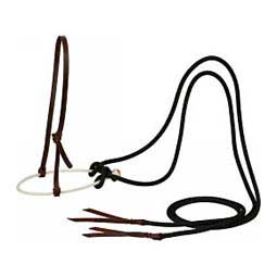 Loping Hackamore Leather Hanger Rein