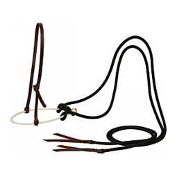 Loping Hackamore Leather Hanger/Rein Weaver Leather