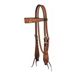 Floral Tooled Browband Headstall Weaver Leather