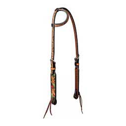 Cactus Tooled Sliding Ear Headstall Item # 49755