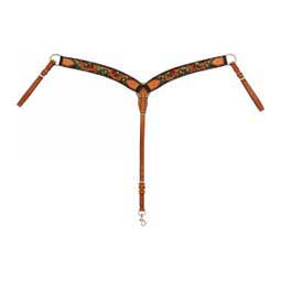 Cactus Tooled Contoured Breast Collar Item # 49756