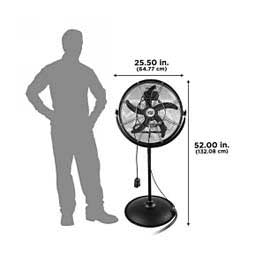 Maxx Air 20-in 3-Speed Outdoor Pedestal Fan with Misting Kit Item # 50198