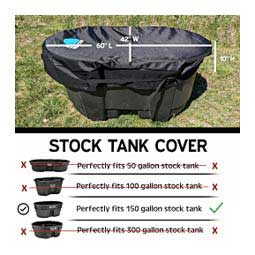 Oval 150 Gallon Stock Tank Cover Item # 50323