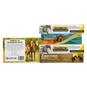 Annual 4x Horse Dewormer Pack