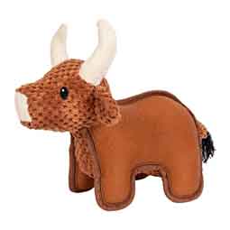 Wrangler Textured Latex Stuffed Cow Dog Toy Item # 50585