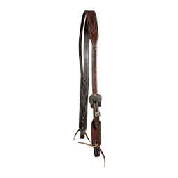 Tapered 5/8-in Chocolate Roughout Gunslinger Slit-Ear Horse Headstall Item # 50830