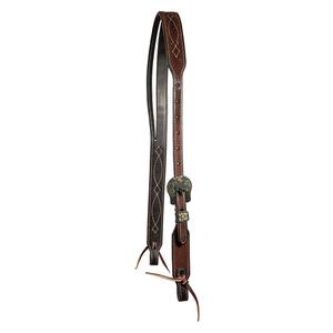 Tapered 5/8-in Chocolate Roughout Gunslinger Slit-Ear Horse Headstall Item # 50830